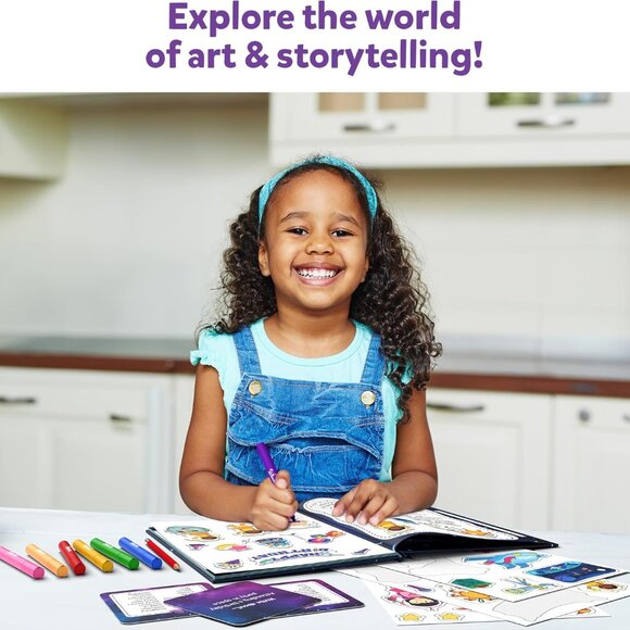New Skillmatics My Storybook Art Kit Space Story Writing Stickers Creative Writi - Picture 12 of 16